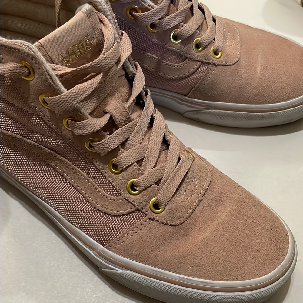 Vans Pink High-Top Sneakers